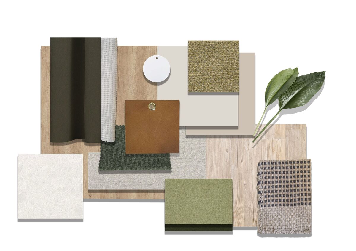 A palette of verdant greens and soothing warm neutrals for the adventurous eco-conscious traveller seeking balance in their lives