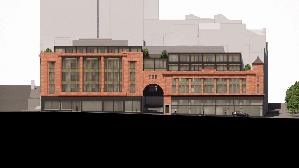 Watt Brothers Glasgow Facade Elevation