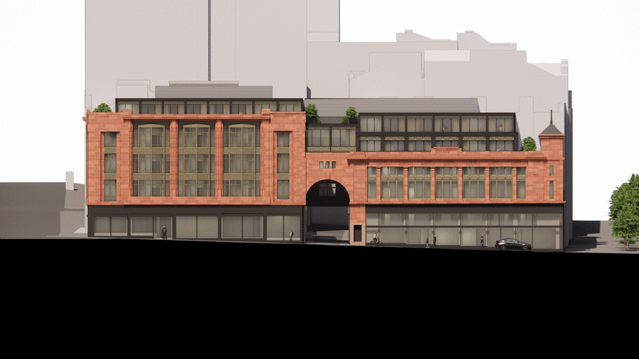 Watt Brothers Glasgow Facade Elevation