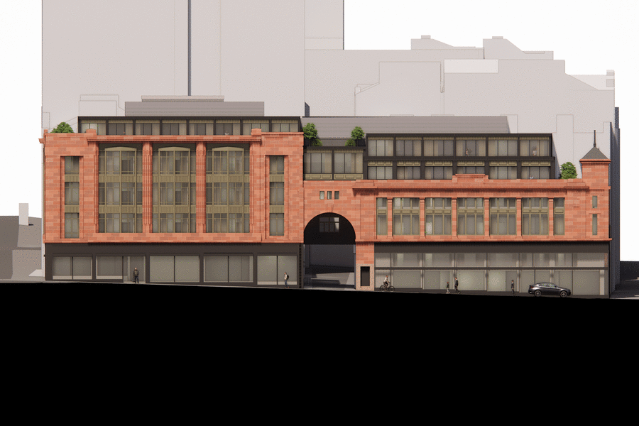 Watt Brothers Glasgow Facade Elevation